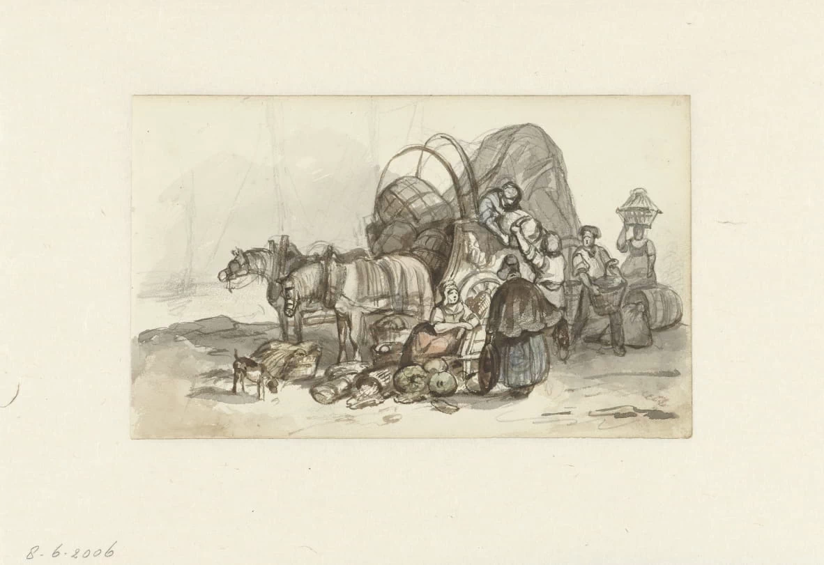 Scarico di un carro - Rijks Museum, Amsterdam